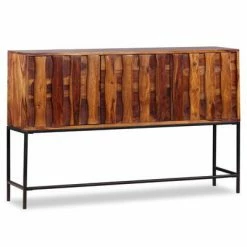 VidaXL Buffet Bois massif de Sesham 120 x 30 x 80 cm