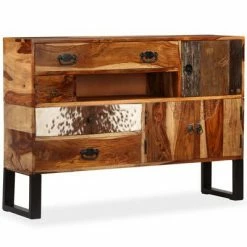VidaXL Buffet Bois massif de Sesham 115 x 30 x 80 cm