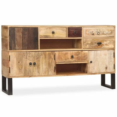 VidaXL Buffet Bois de manguier solide 140x30x80 cm 1 VidaXL Buffet Bois de manguier solide 140x30x80 cm