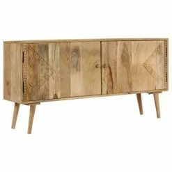 VidaXL Buffet Bois de manguier massif 120 x 30 x 60 cm