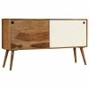 VidaXL Buffet Bois de Sesham massif 118 x 30 x 66 cm