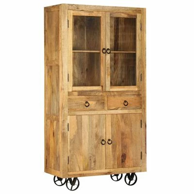 VidaXL Buffet Bois de manguier massif 95 x 45 x 185 cm 1 VidaXL Buffet Bois de manguier massif 95 x 45 x 185 cm