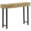 VidaXL Table console Bois de manguier massif 102 x 30 x 79 cm