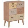 VidaXL Buffet avec 5 tiroirs Marron 60 x 30 x 78 cm MDF