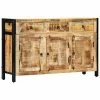 VidaXL Buffet 120x35x76 cm Bois de manguier massif