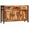 VidaXL Buffet 120x35x75 cm Bois massif