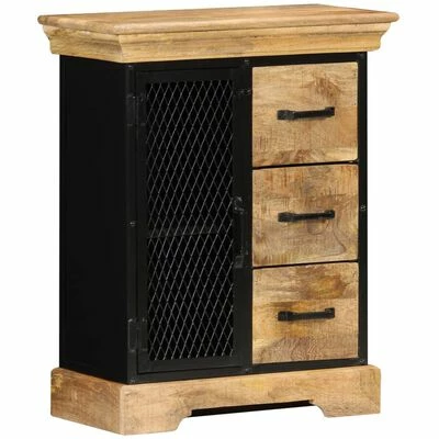 VidaXL Buffet 60 x 30 x 75 cm Bois de manguier massif 1 VidaXL Buffet 60 x 30 x 75 cm Bois de manguier massif
