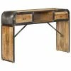 VidaXL Buffet 120 x 30 x 75 cm Bois de manguier massif