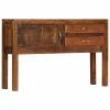 VidaXL Buffet 118x30x75 cm Bois de manguier massif