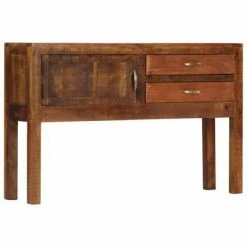 VidaXL Buffet 118x30x75 cm Bois de manguier massif