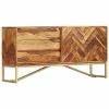 VidaXL Buffet 118 x 30 x 60 cm Bois massif de Sesham