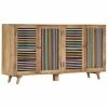 VidaXL Buffet 150 x 30 x 75 cm Bois de manguier massif