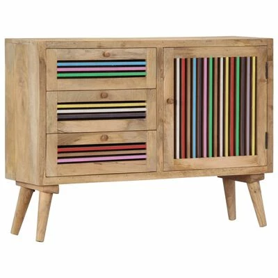 VidaXL Buffet 100 x 30 x 75 cm Bois de manguier massif 1 VidaXL Buffet 100 x 30 x 75 cm Bois de manguier massif