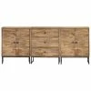 VidaXL Ensemble de buffets 3 pcs Bois de teck recyclé