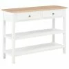 VidaXL Buffet Blanc 110x35x80 cm MDF