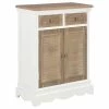VidaXL Buffet Blanc 60 x 30 x 80 cm Bois massif