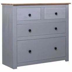 VidaXL Buffet Gris 80x40x83 cm Pin Gamme Panama