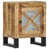 VidaXL Table de chevet 40 x 30 x 50 cm Bois de manguier massif