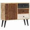 VidaXL Buffet 88 x 30 x 73 cm Bois de manguier massif