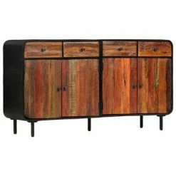 VidaXL Buffet Bois de récupération solide 140 x 35 x 76 cm