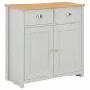 VidaXL Buffet Gris 79 x 35 x 81 cm