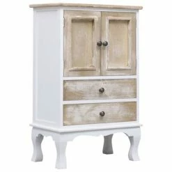 VidaXL Armoire à tiroirs Blanc 50 x 30 x 80 cm Bois