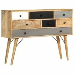 VidaXL Buffet 110x30x82 cm Bois de manguier massif
