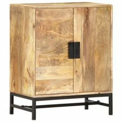 VidaXL Buffet 60 x 35 x 75 cm Bois de manguier massif