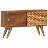 VidaXL Buffet Marron miel 88x24x50 cm Bois de manguier solide
