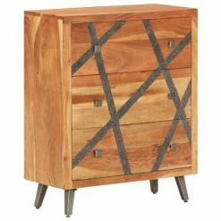 VidaXL Buffet 60x30x75 cm Bois d'acacia massif