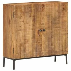 VidaXL Buffet 75 x 30 x 75 cm Bois de manguier massif