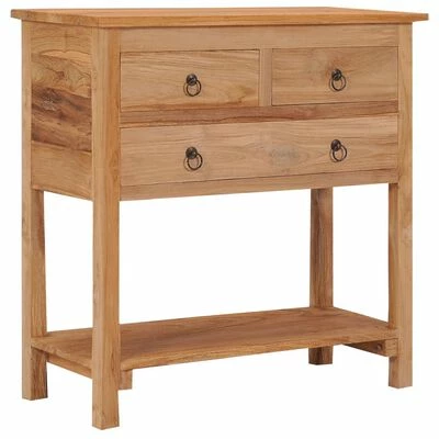VidaXL Buffet 78x35x80 cm Bois de teck massif 1 VidaXL Buffet 78x35x80 cm Bois de teck massif