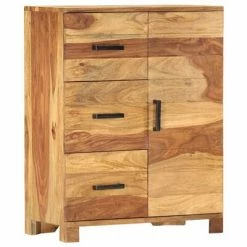 VidaXL Buffet 58x30x75 cm Bois massif