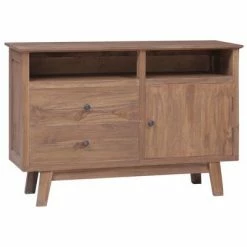 VidaXL Buffet 100x30x68 cm Bois de teck massif