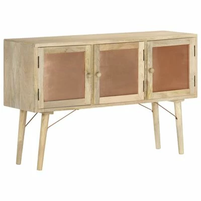 VidaXL Buffet 118x35x75 cm Bois de manguier massif 1 VidaXL Buffet 118x35x75 cm Bois de manguier massif