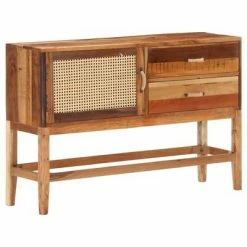 VidaXL Buffet 118x30x76 cm Bois de récupération massif