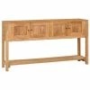 VidaXL Buffet 140x30x75 cm Bois de teck massif