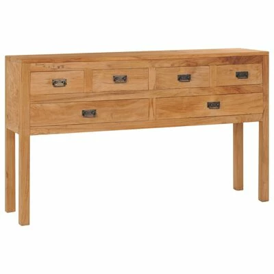 VidaXL Buffet 125x30x75 cm Bois de teck massif 1 VidaXL Buffet 125x30x75 cm Bois de teck massif