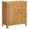VidaXL Armoire 70x35x75 cm Bois de chêne massif