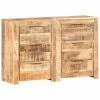 VidaXL Armoire à tiroirs 118x33x75 cm Bois de manguier massif