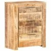 VidaXL Buffet 59x33x75 cm Bois de manguier brut