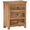 VidaXL Buffet 60x33x75 cm Bois d'acacia solide et bois de récupération