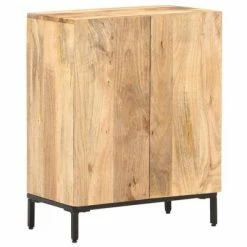 VidaXL Buffet 60x35x77 cm Bois de manguier massif