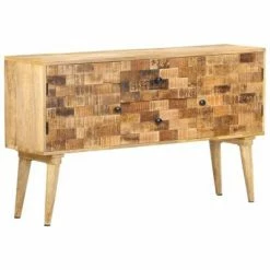 VidaXL Buffet 120x30x70 cm Bois de manguier solide