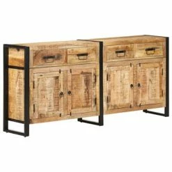VidaXL Buffet 172x35x80 cm Bois de manguier massif