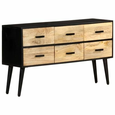 VidaXL Buffet 110x33x64 cm Bois de manguier massif 1 VidaXL Buffet 110x33x64 cm Bois de manguier massif