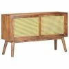 VidaXL Buffet 112x30x65 cm Bois de manguier massif
