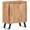 VidaXL Buffet 60x36x76 cm Bois d'acacia solide avec bord naturel