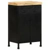 VidaXL Buffet 47x35x76 cm Bois de manguier brut