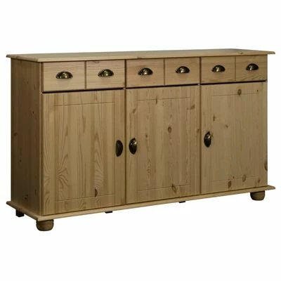 VidaXL Buffet 134x39x79,5 cm Bois de pin massif 1 VidaXL Buffet 134x39x79,5 cm Bois de pin massif
